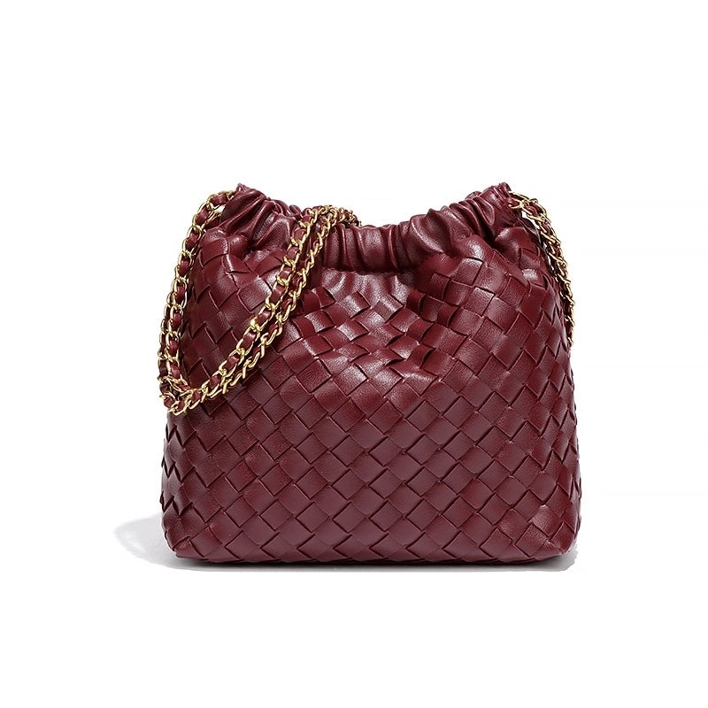 Women's Small Pu Leather Solid Color Vintage Style Classic Style Square Magnetic Buckle Underarm Bag
