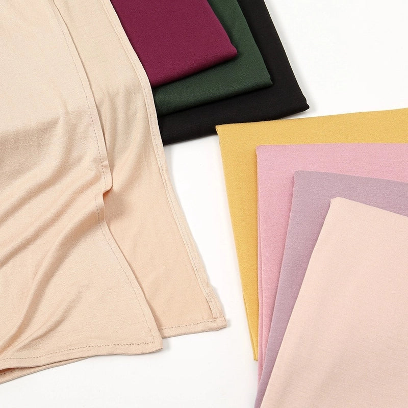 Hot New Solid Color Mercerized Cotton Jersey Scarf Soft Scarf Spot
