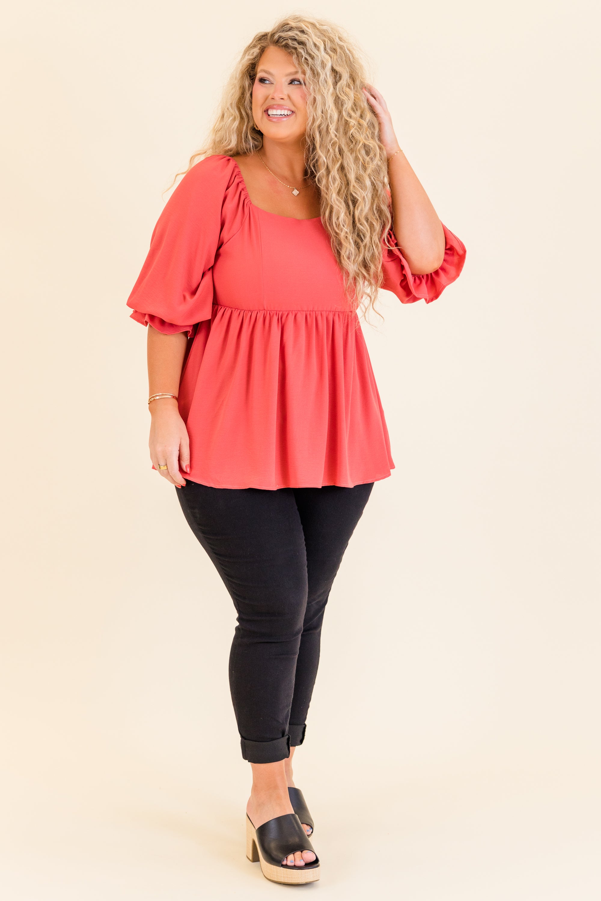 Create Opportunity Top. Mauve