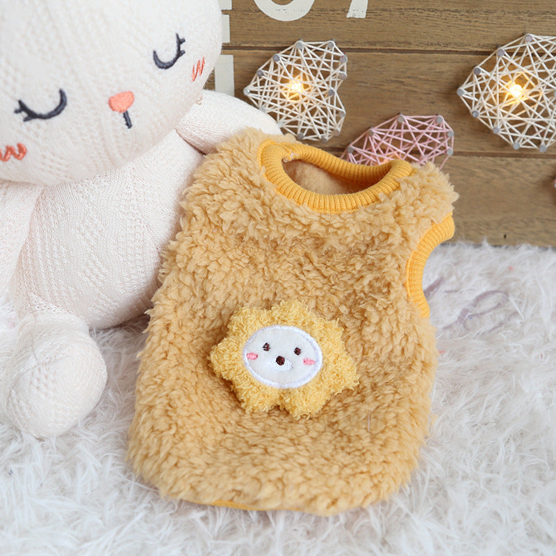 Newborn Animal Fleece Puppy Kitten Vest