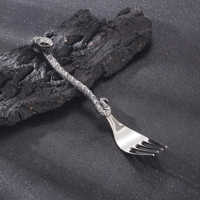 Punk Solid Color Stainless Steel Tableware