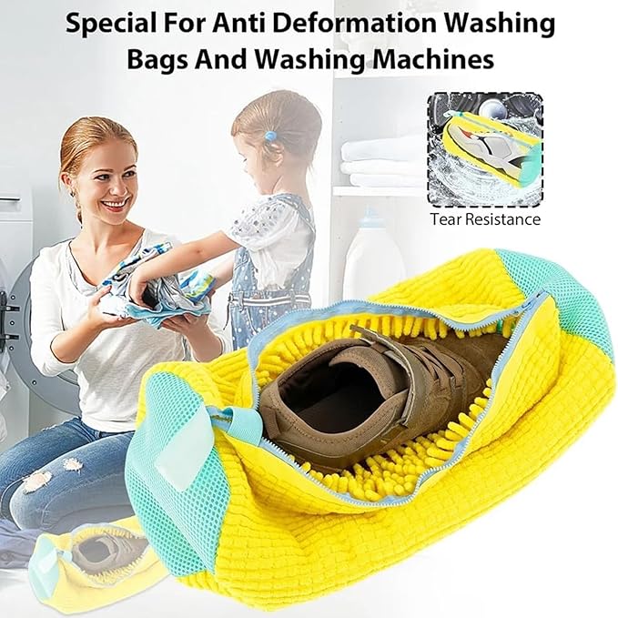 SHOE LAUNDRY BAG FOR WASHING MACHINE SET(2PCS)