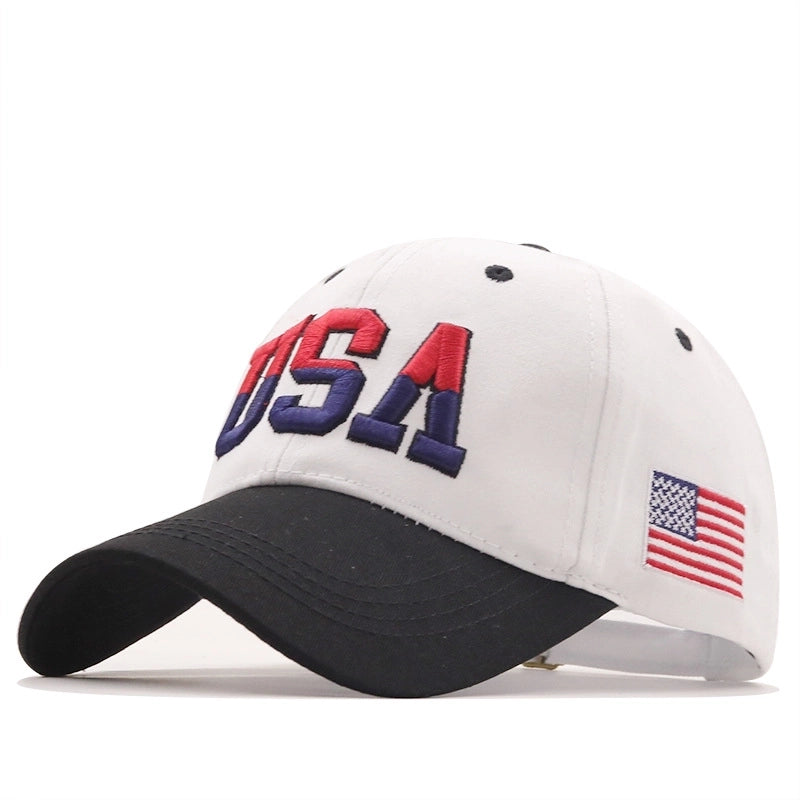Fashion Letter Usa Embroidery Baseball Caps