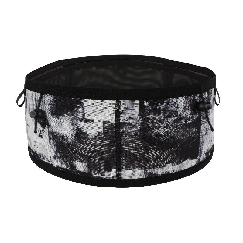 Unisex Classic Style Solid Color Net Waist Bags