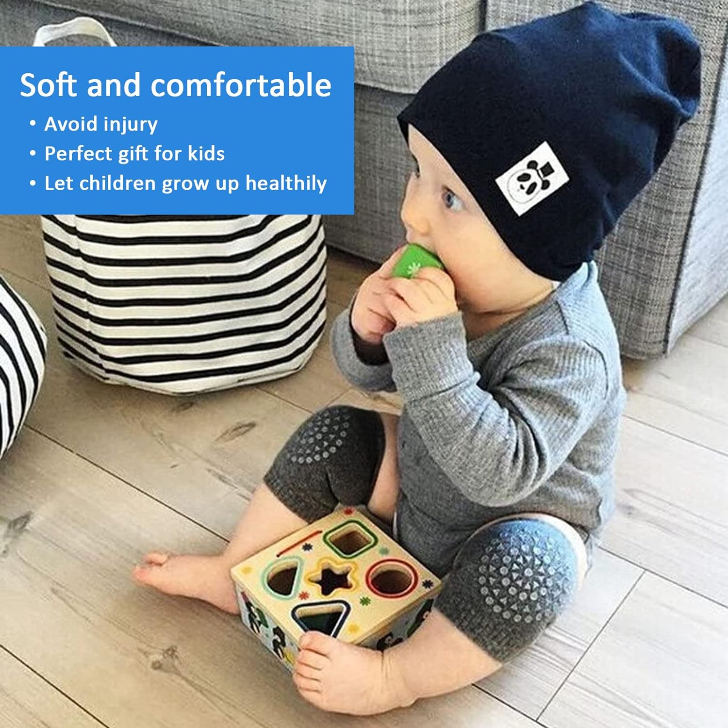 Baby Knee Pads. Toddlers Crawling Anti-Slip Protector