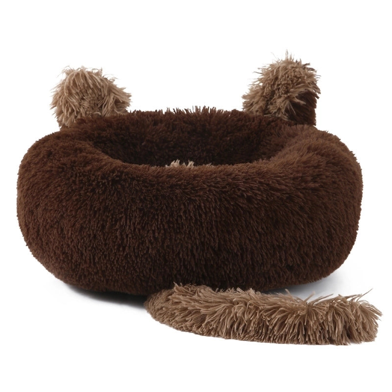 Minimalist Cloth Solid Color Pet Bed