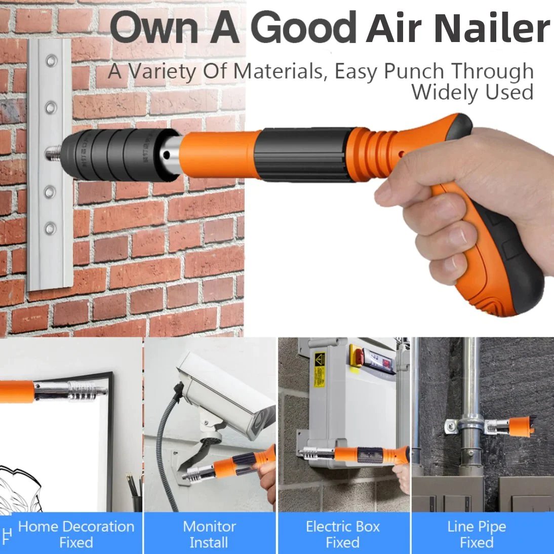 🔥 LAST DAY SALE 49% OFF 🔥 Woodworking and Decoration Integrated Nail shooter