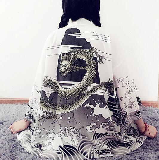 Japanese Vintage Kimono Sun Shirt