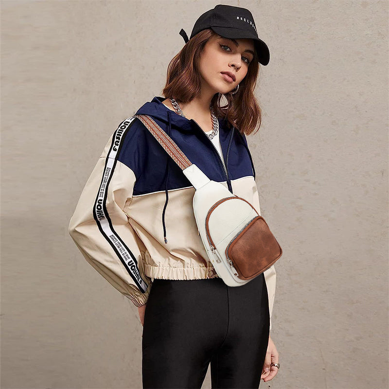 Small Faux Leather Women's Sling Bag