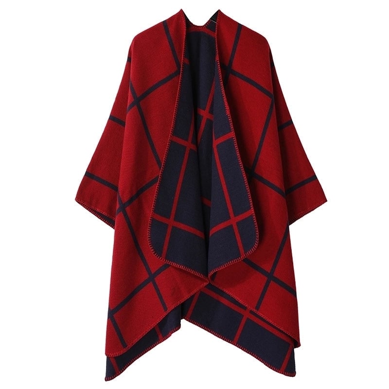 Unisex Ethnic Style Geometric Imitation Cashmere Shawl