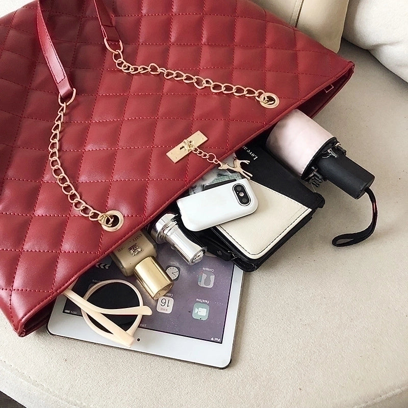 Women's Medium All Seasons Pu Leather Fashion Tote Bag