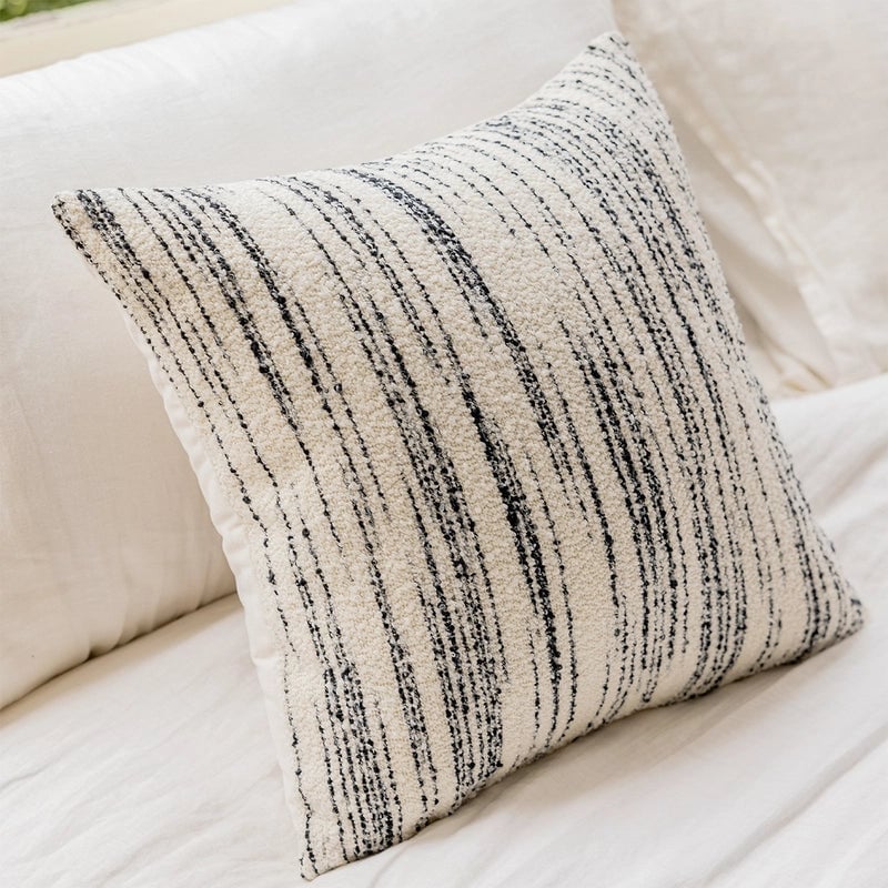 Black And White Sofa Pillowcase French Living Room Horizontal Bedside Cushion Cover Woven Pillow Bed Home
