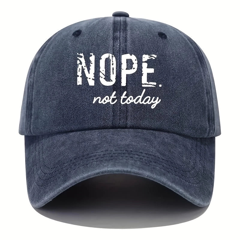 Unisex Commute Letter Curved Eaves Baseball Cap