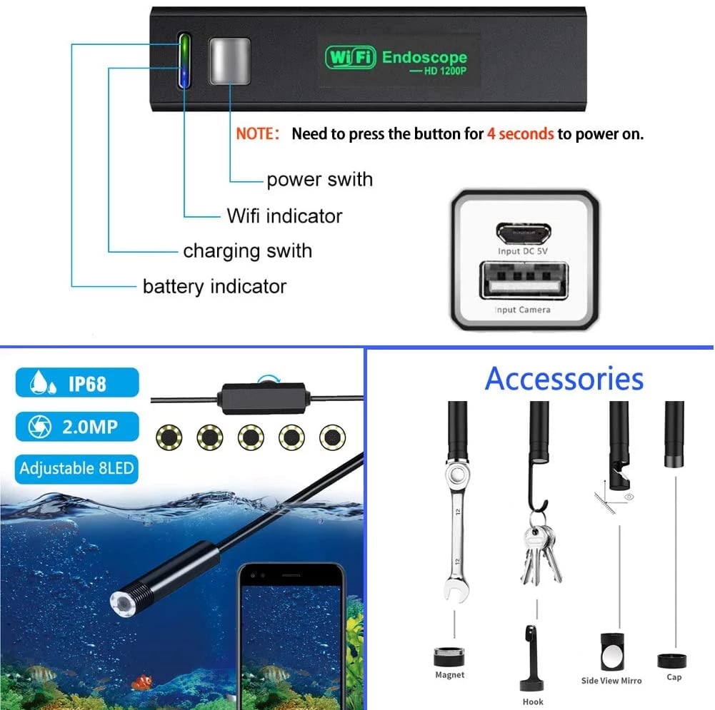 🔥Last day 49% OFF-USB Endoscope🔥-Endoscope ( Universal across all platforms )