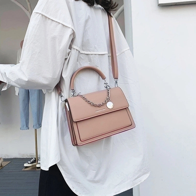 Small Pu Leather Streetwear Square Bag Shoulder Bag