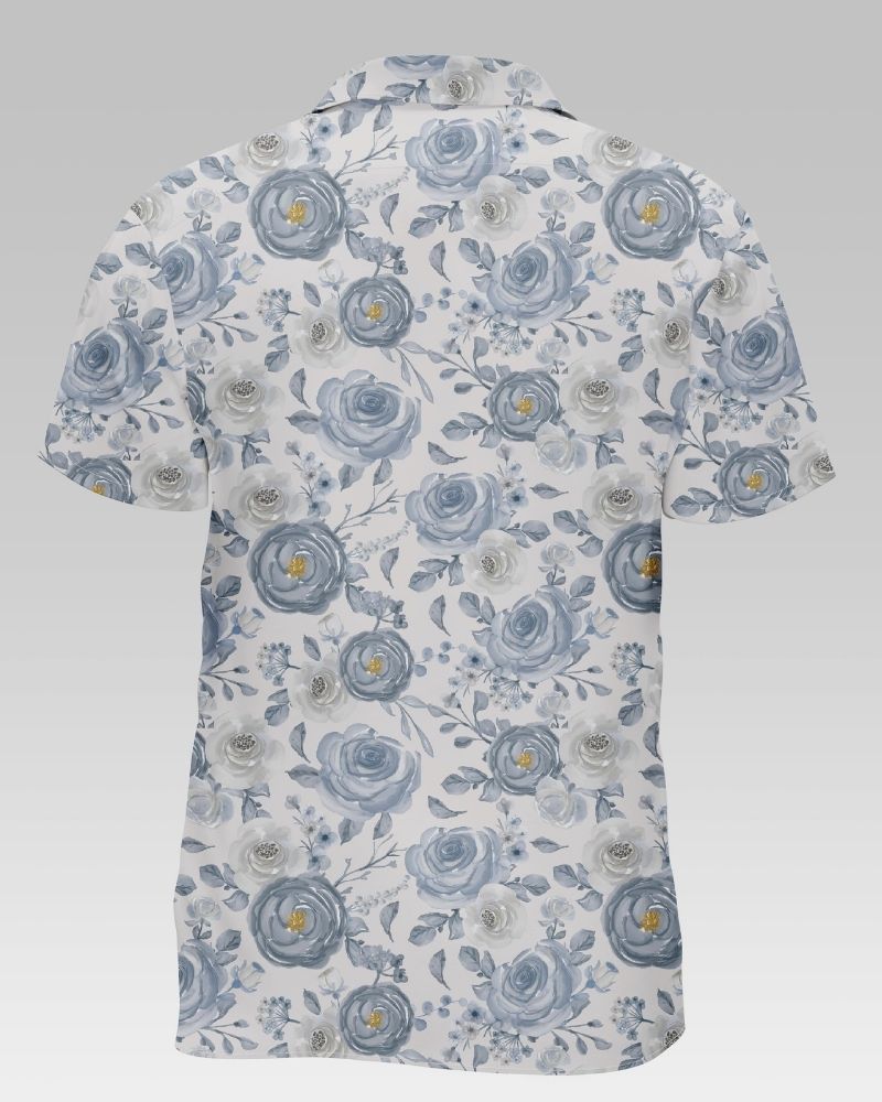 Rose Printed Cotton Shirt