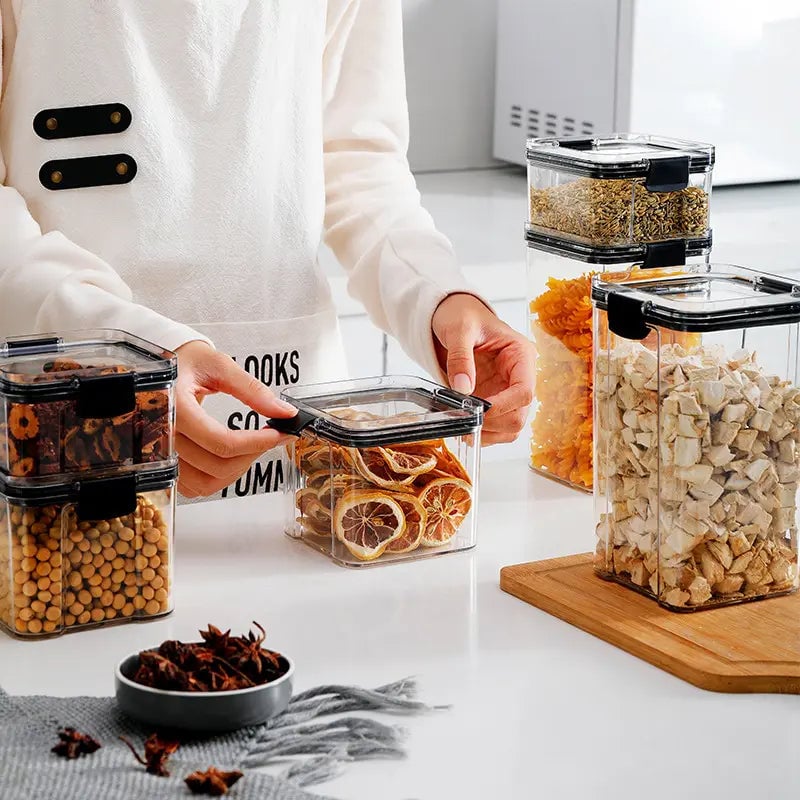 🔥Last Day Promotion 50% OFF🔥Air-Tight Unbreakable Kitchen Storage Jar