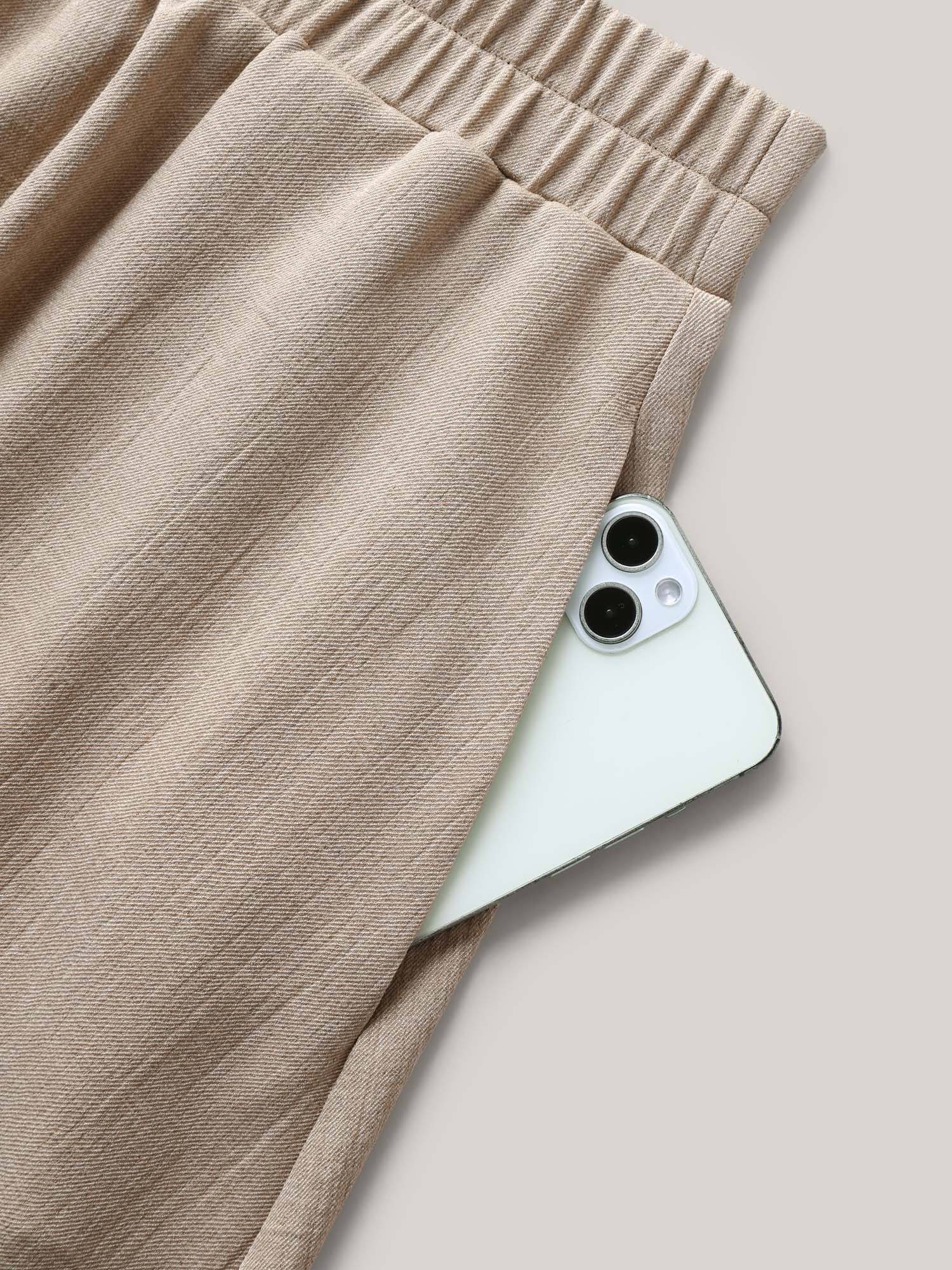 Button Detail Textured A-Line Midi Skirt