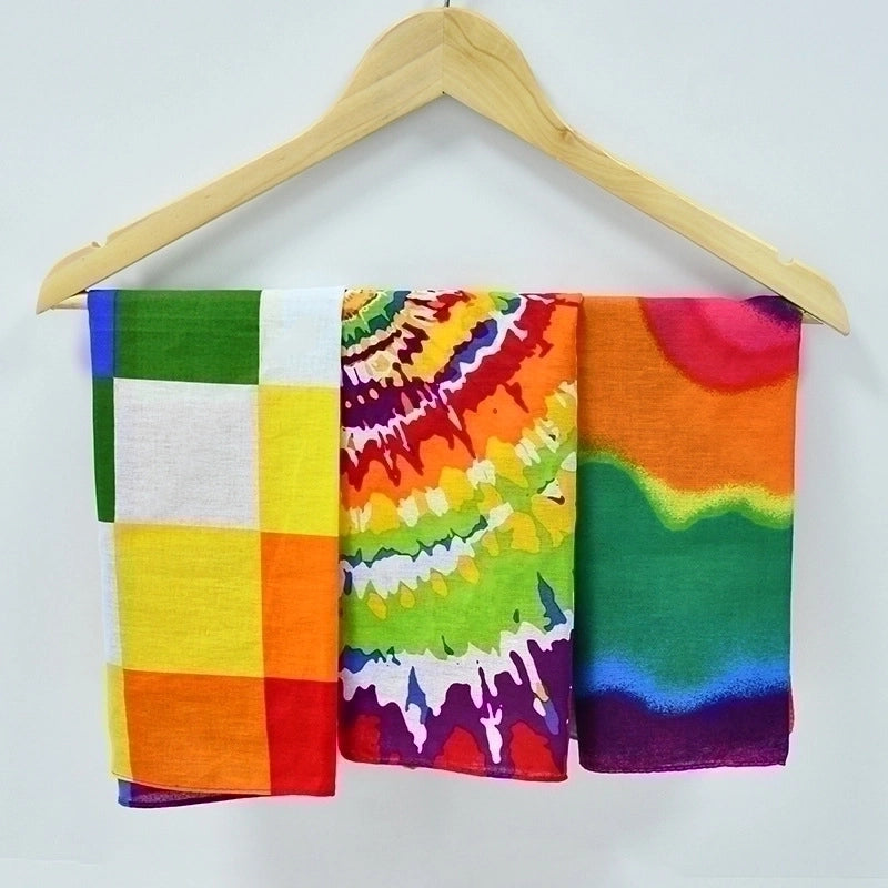 12 Pieces Unisex Casual Minimalist Streetwear Rainbow