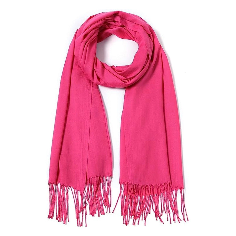 Double-sided Cashmere-like Autumn And Winter Couple Mid-length Warm  Sweet Women's Scarf Shawl