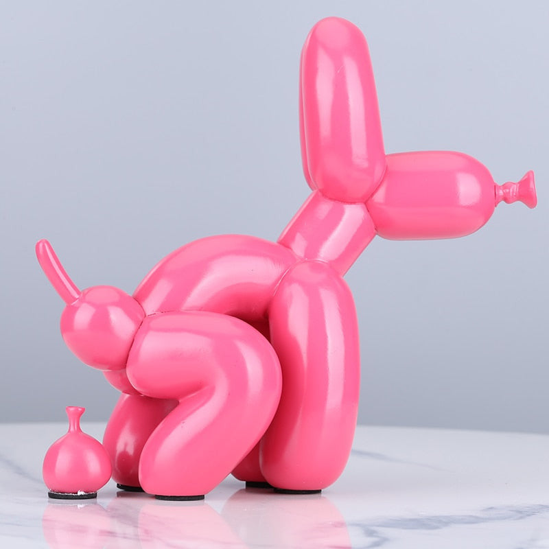 Balloon Dog Doing Business Sculpture