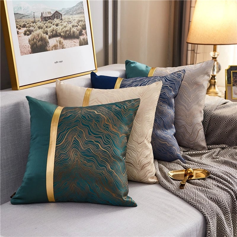 Casual Elegant Minimalist Stripe Polyester Throw Pillow Pillow Cases Couch & Sofa Decor