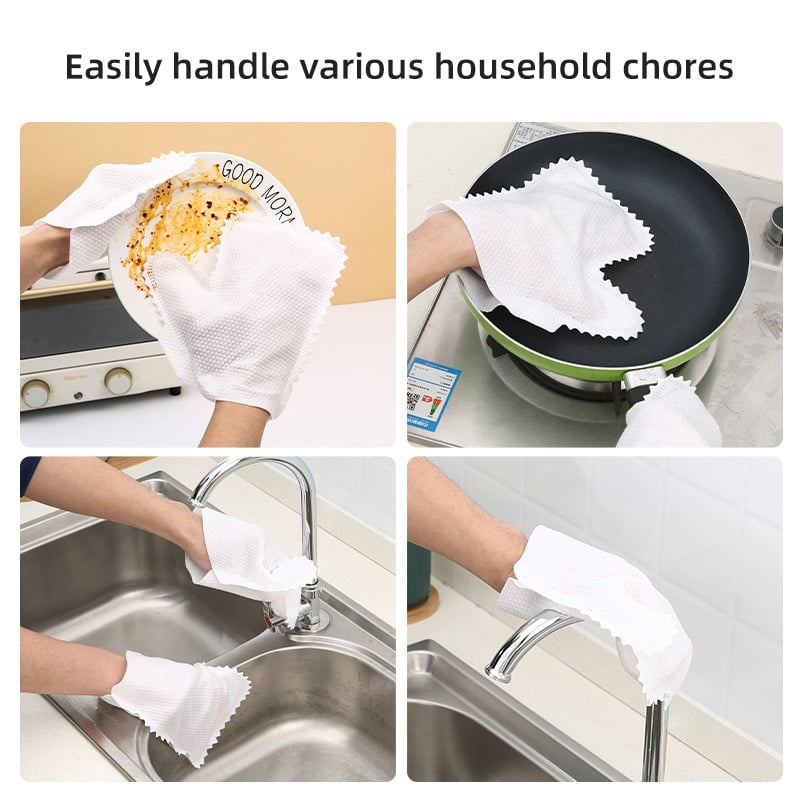 Wet and dual -purpose Home Disinfection Dust Removal Gloves