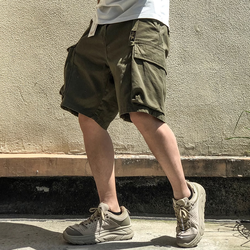 Vintage American Cargo Pocket Camouflage Wash Shorts