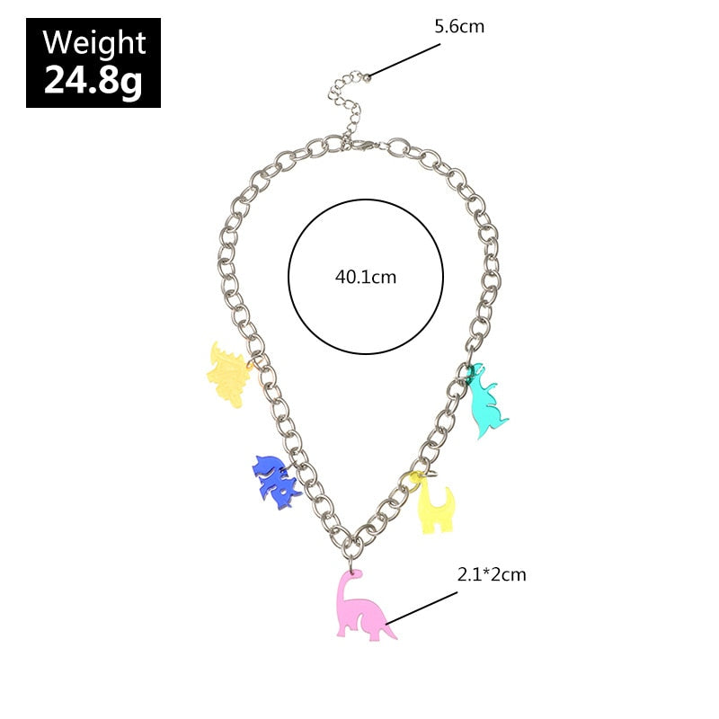 Acrylic Dinosaur Chain