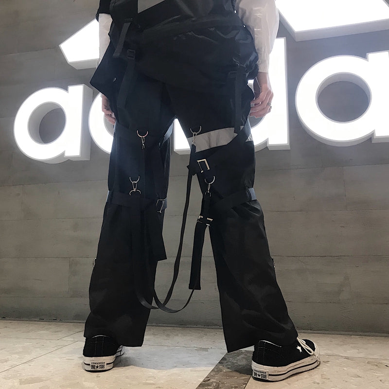 Harajuku Reflective Casual Pants KF7005