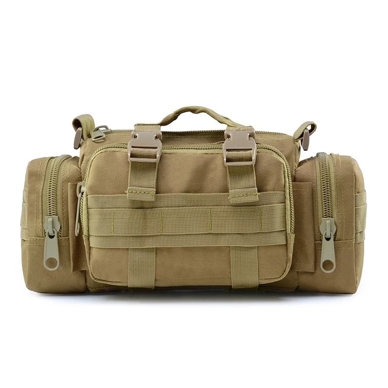 Unisex Sports Solid Color Camouflage Oxford Cloth Waist Bags