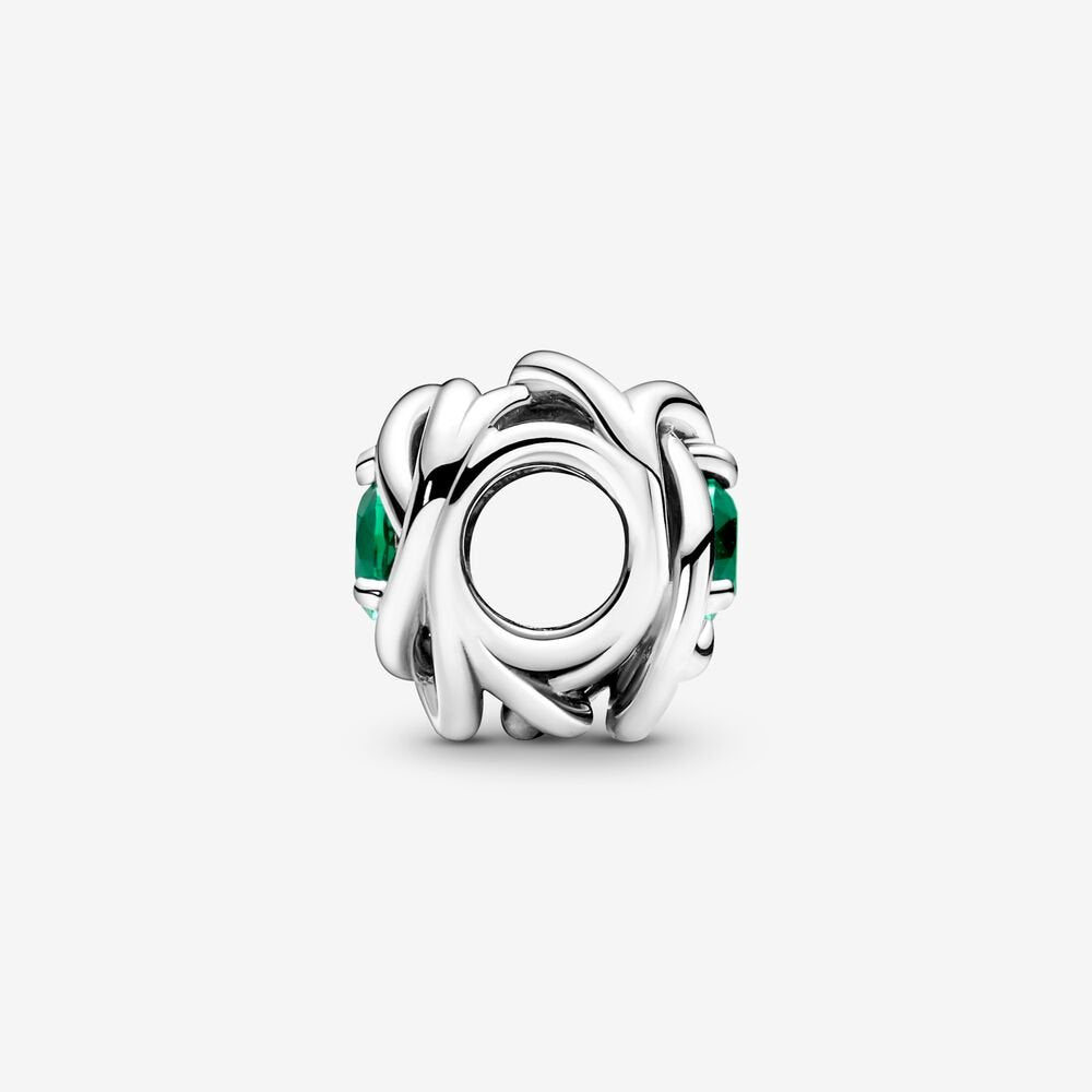 Green Eternity Circle Pandora Charm