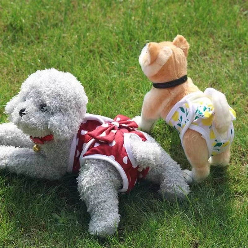 Dog Physiological Pants Puppy Anti-harassment Peace Of Mind Pants Teddy Female Dog Menstrual Diaper Sanitary Pants Pet Holiday Pants