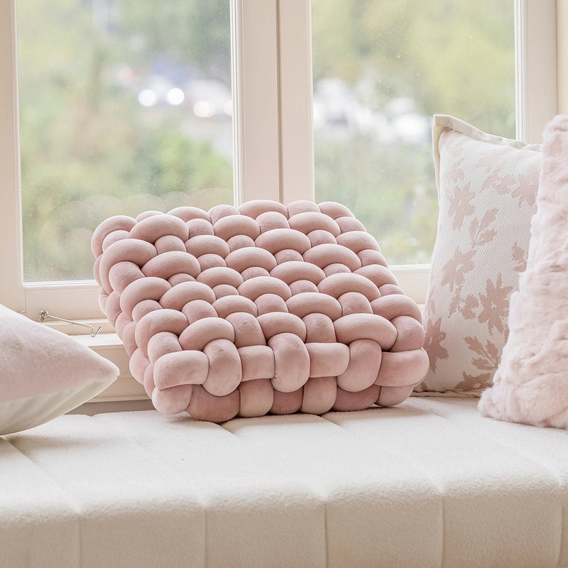 Light  Flower Sofa Pillowcase Style  Living Room Pink Girl Heart Pillow Bedside Cushion Bed