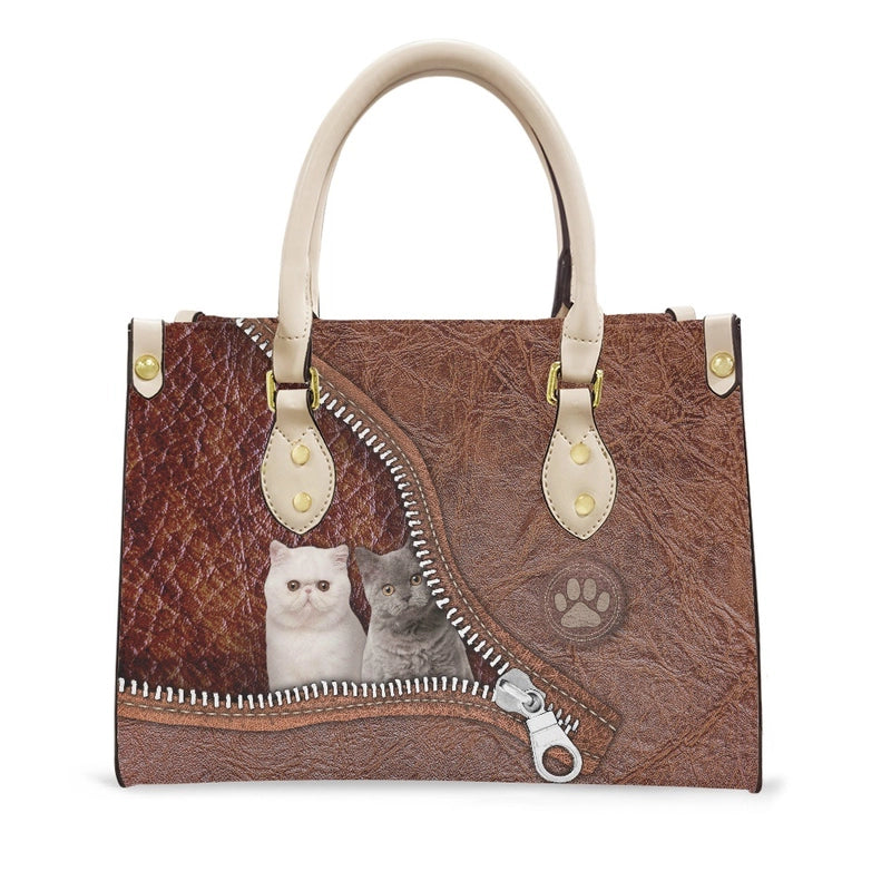 Unisex Medium Pu Leather Customized Vintage Style Classic Style Square Zipper Handbag