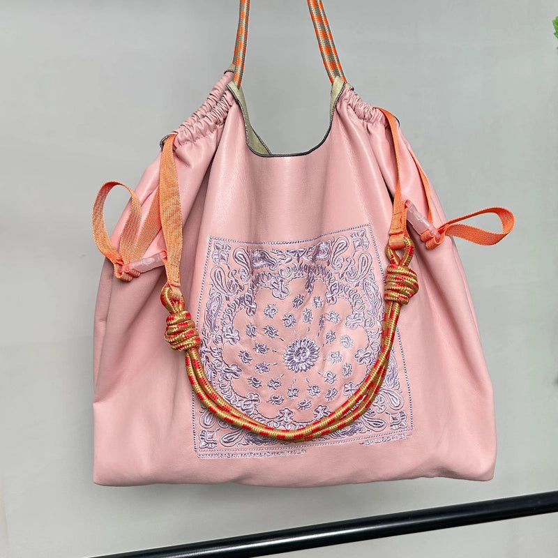 Women's Medium Pu Leather Color Block Vintage Style Classic Style Square Open Underarm Bag