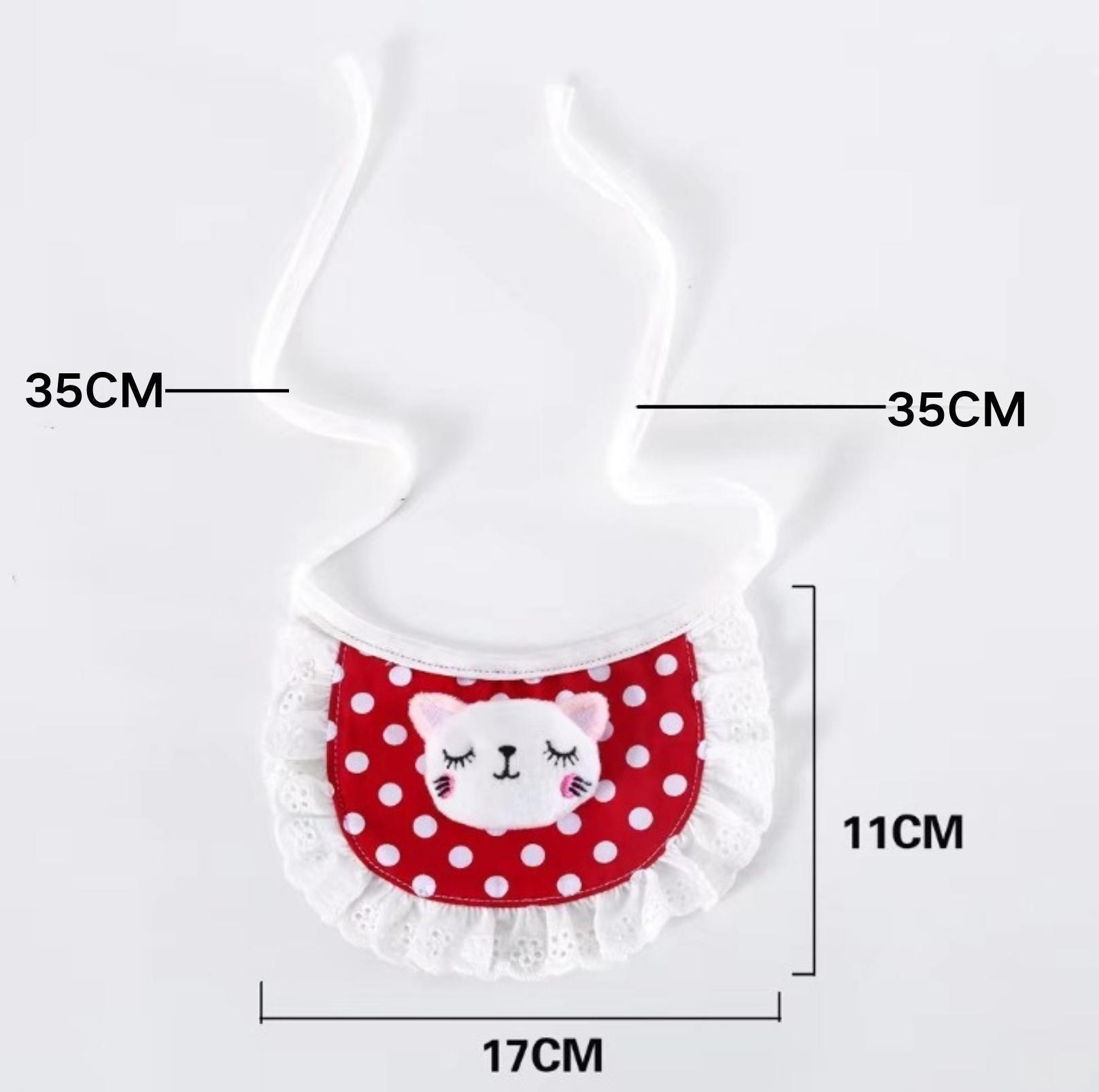 Cute Adjustable Cotton Pet Bibs In Multiple Designs