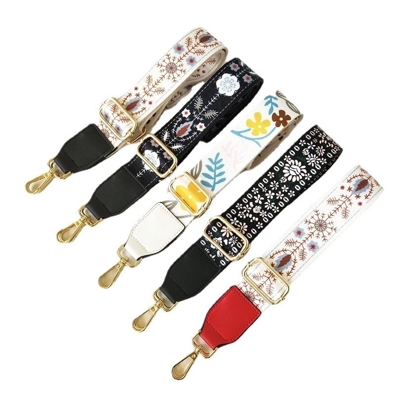 Polyester Cotton Flower Bag Strap