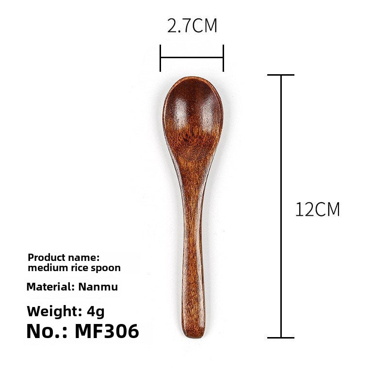 Phoebe Rice Spoon Long Pointed Handle Small Wooden Spoon Long Handle Salad Honey Spoon Wooden Spoon Small Spoon