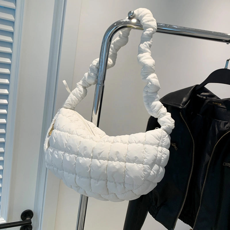 Women's Medium All Seasons Nylon Streetwear Cloud Shape Bag