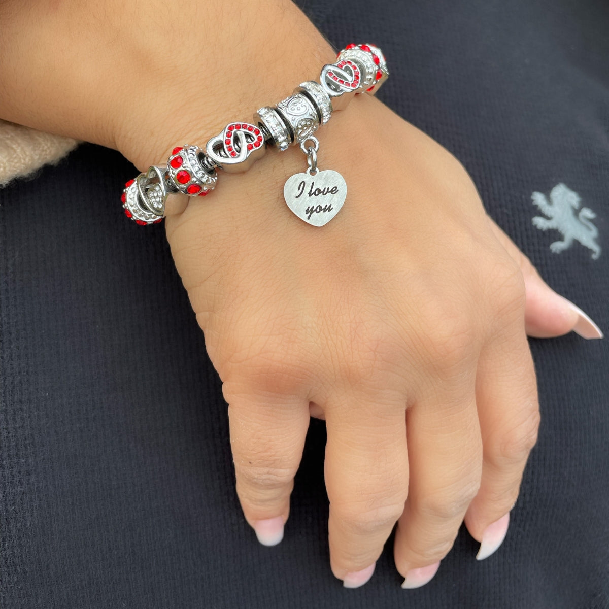 I Love You Bracelet - Stainless Steel