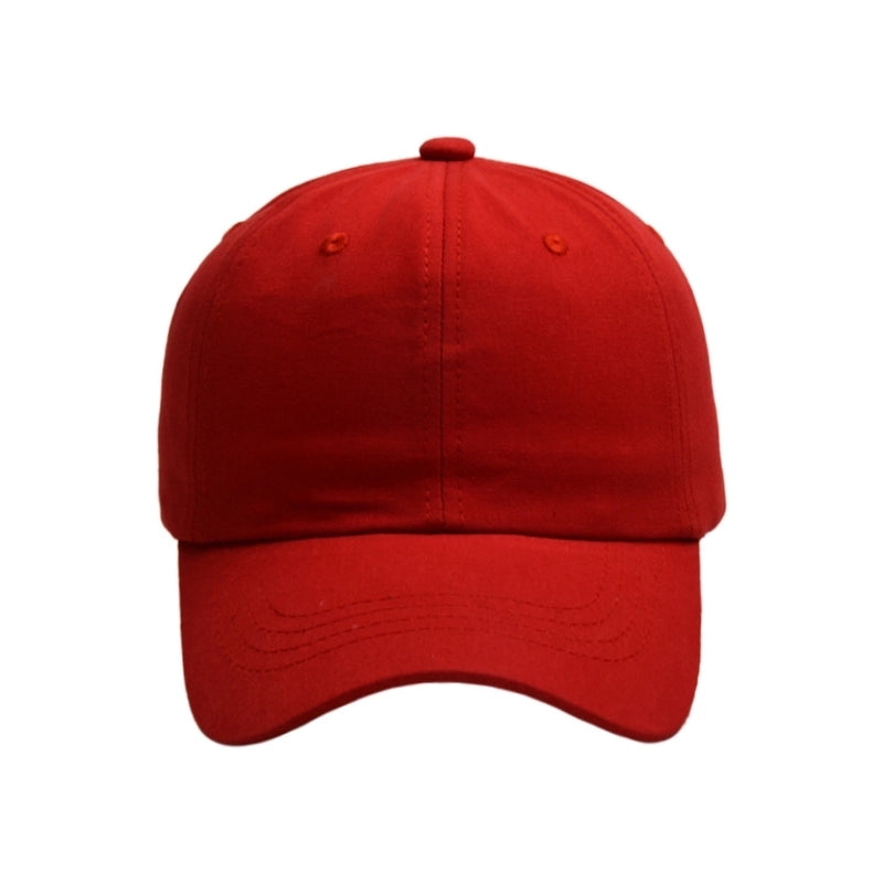 Children Unisex Casual Solid Color Baseball Cap