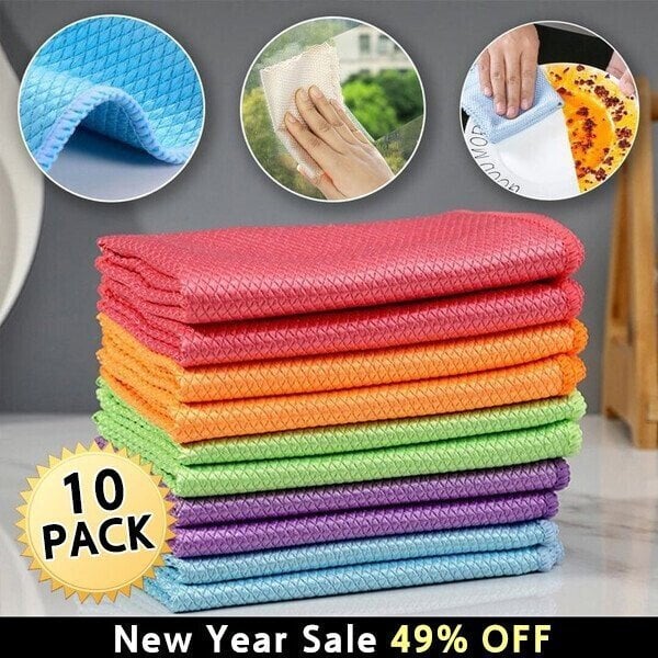 🔥BUY 5 GET 5 FREE🔥Streak-Free Miracle Cleaning Cloths - Reusable