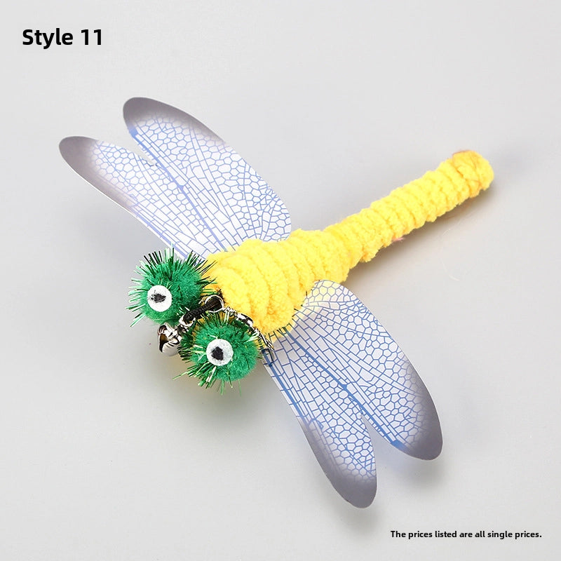 Cat Stick Replacement Head Cat Stick Feather Replacement Head Pearl Bird Cat Stick Accessories
