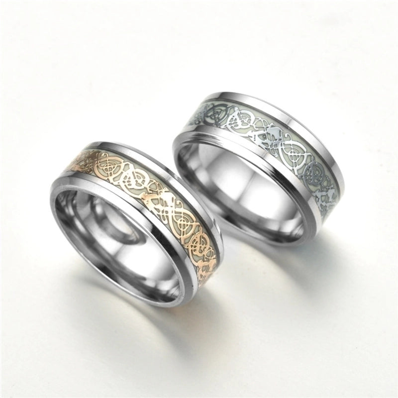 Retro Constellation Stainless Steel Stainless Steel Rings