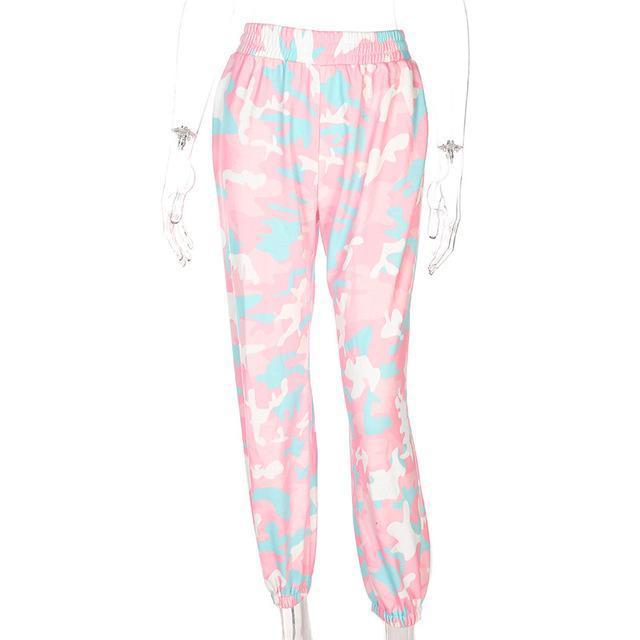 Pink Bubble Gum Camouflage Pants