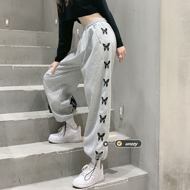 Ulzzang gray pants KF81763