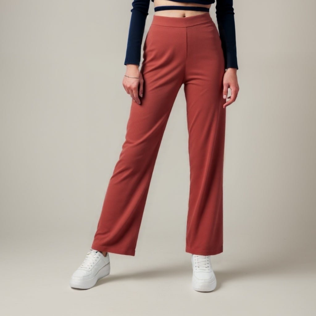 High-Waisted Playa Wide-Leg Pants