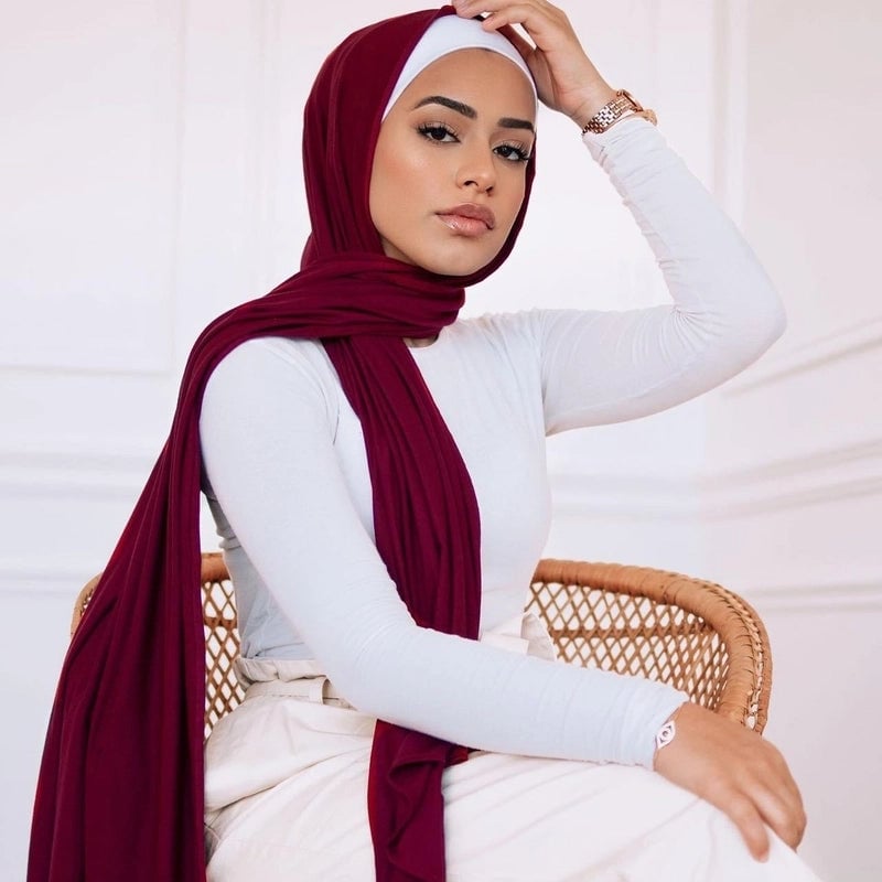 Unisex Minimalist Solid Color Polyester Kerchief