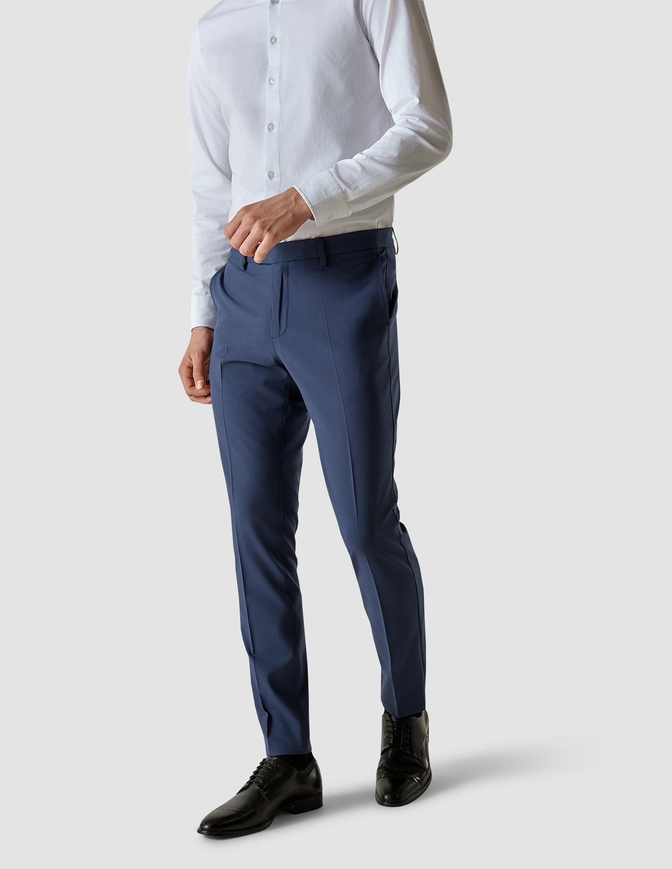 Suit Pants Slim Marine Blue